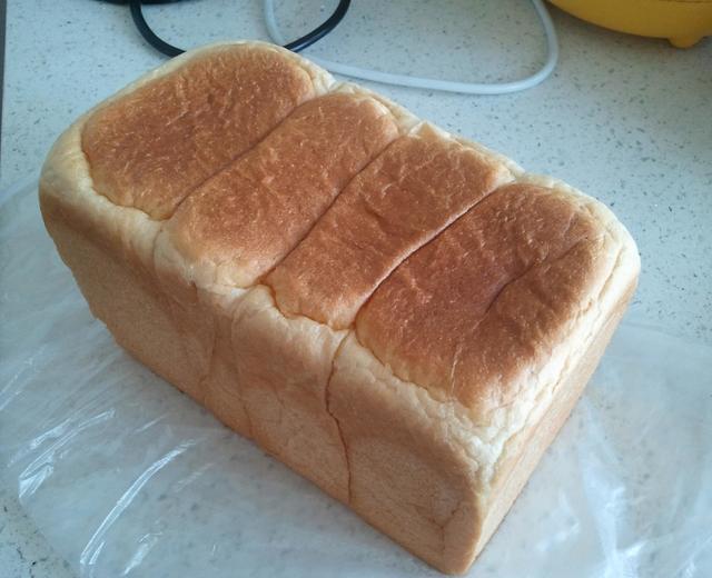 简易版北海道吐司面包的做法