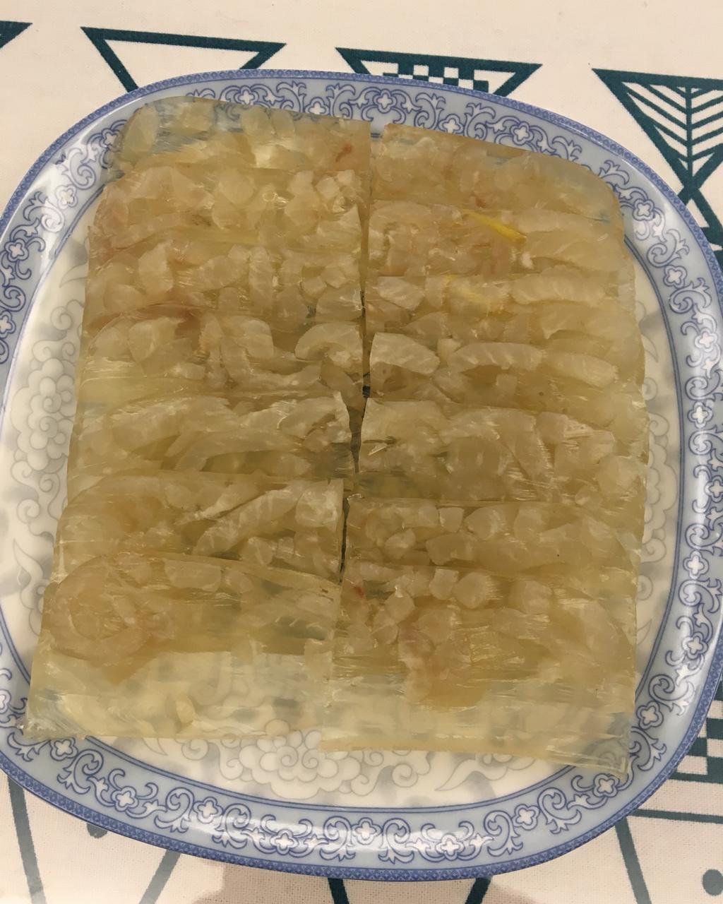 简单蒸出晶莹剔透的水晶肉皮冻