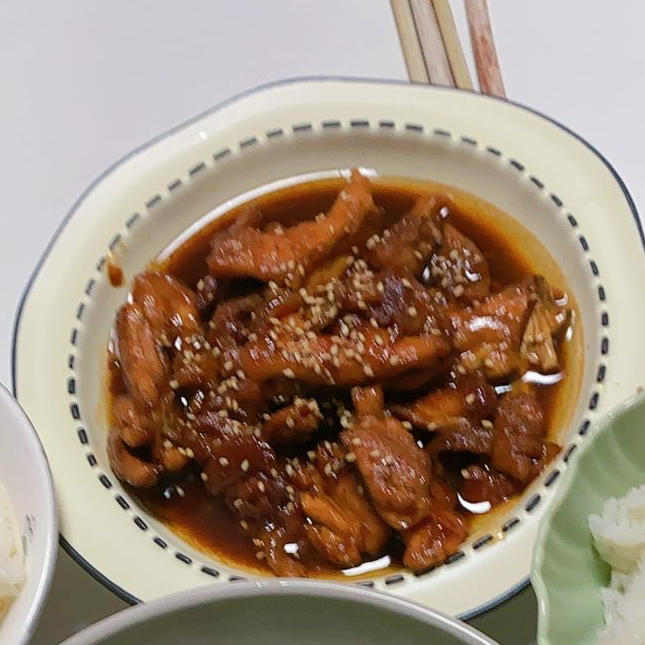 照烧鸡腿饭