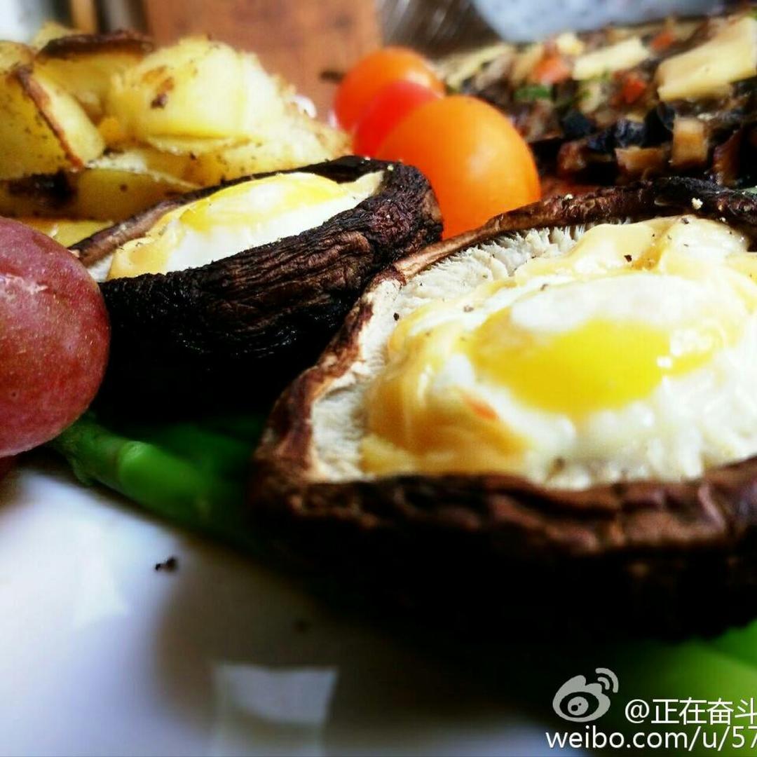 鹌鹑蛋烤香菇的做法