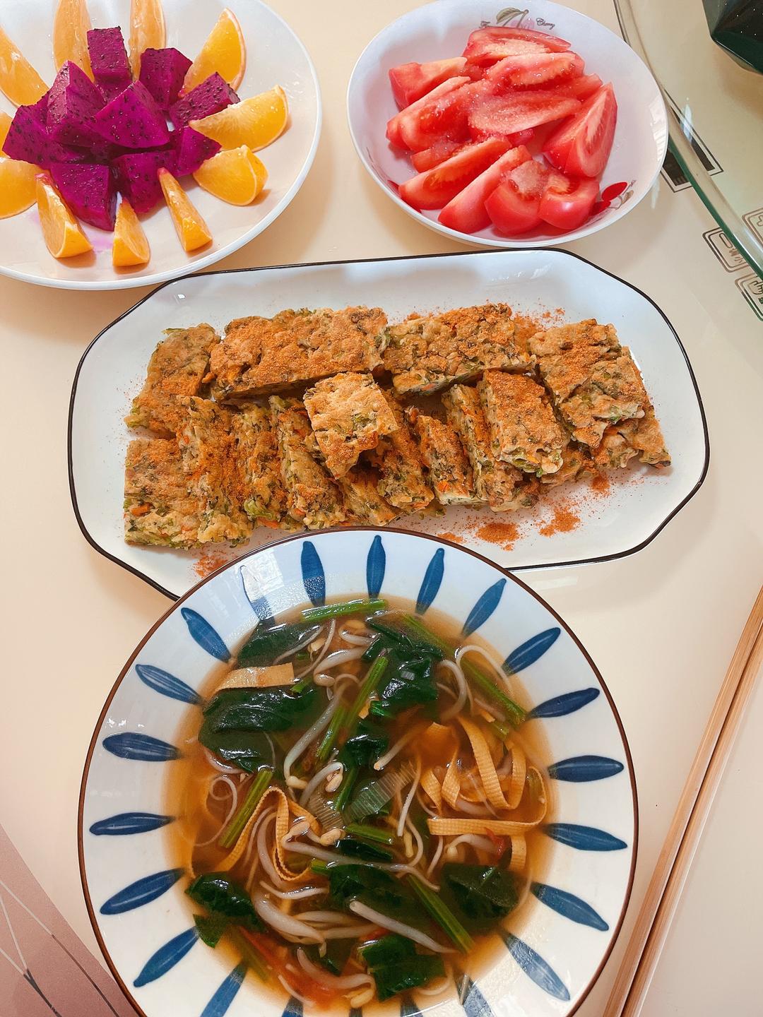 茼蒿菜饼的做法