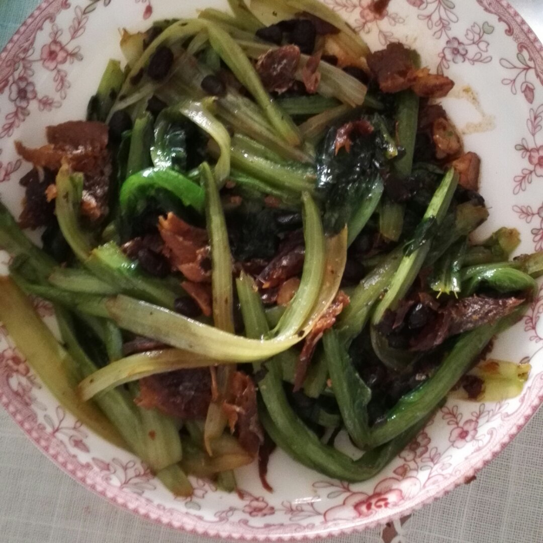 豆豉鲮鱼油麦菜