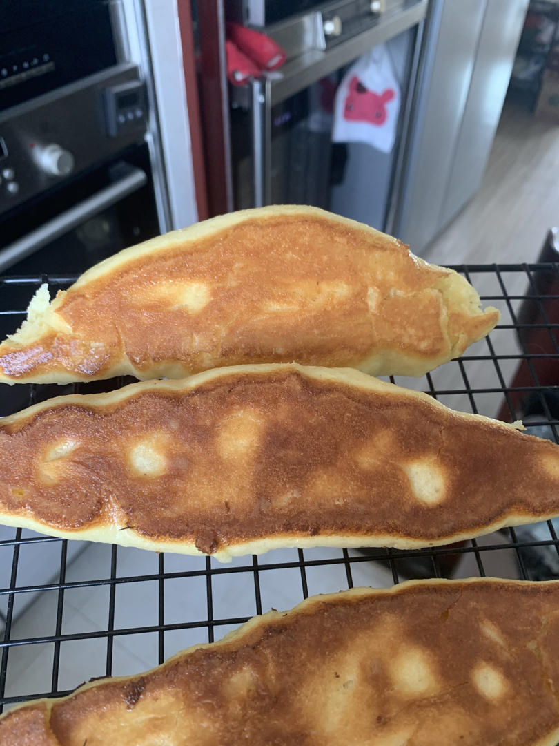 玉米面发面饼子