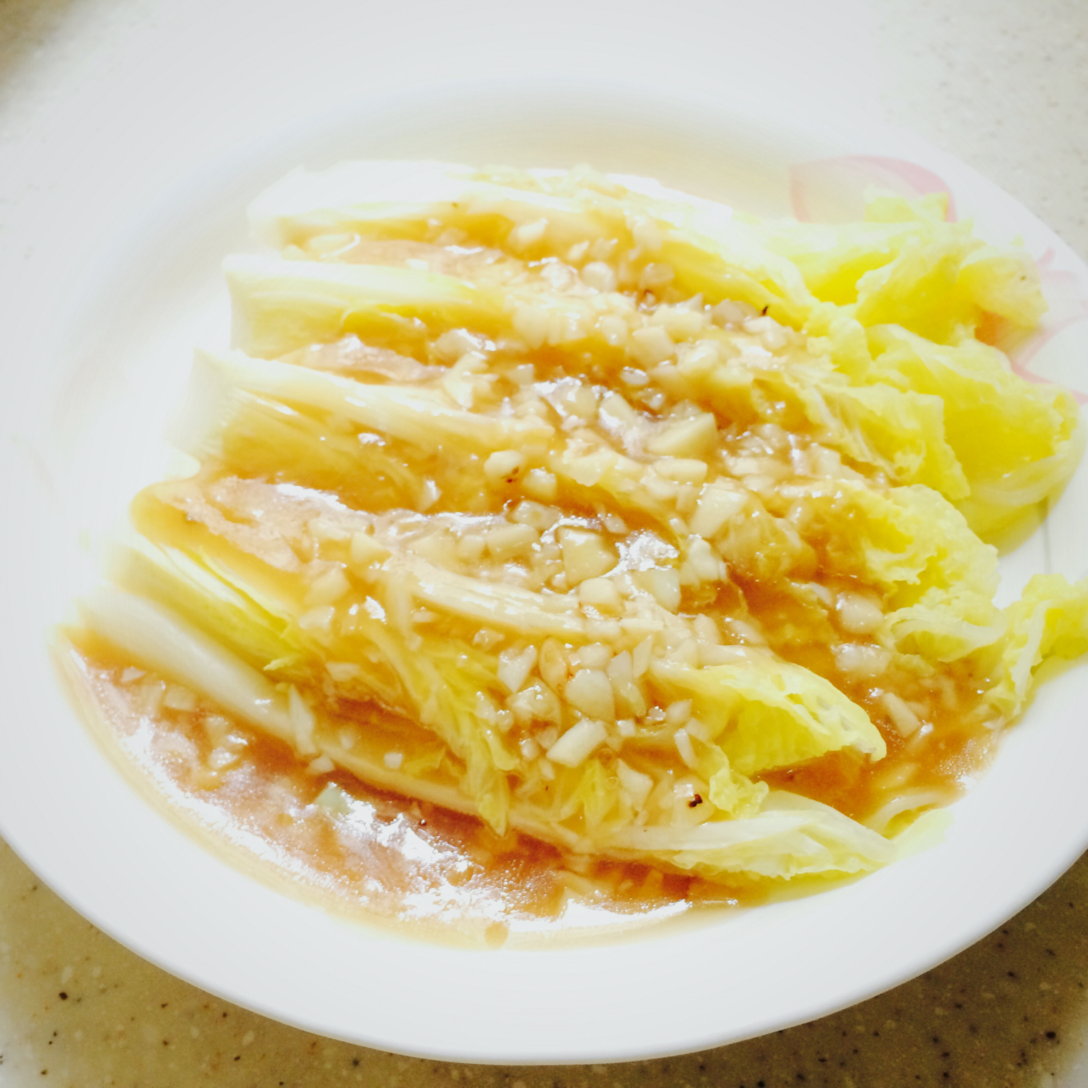 hey_鱼蛋小姐做的蒜蓉娃娃菜