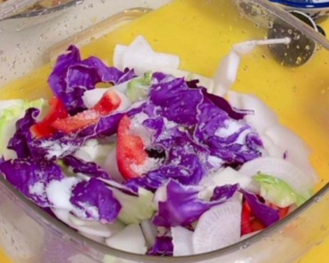 爽口(跳水)泡菜的做法