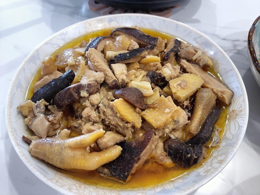 香菇蒸滑鸡~最简单做法