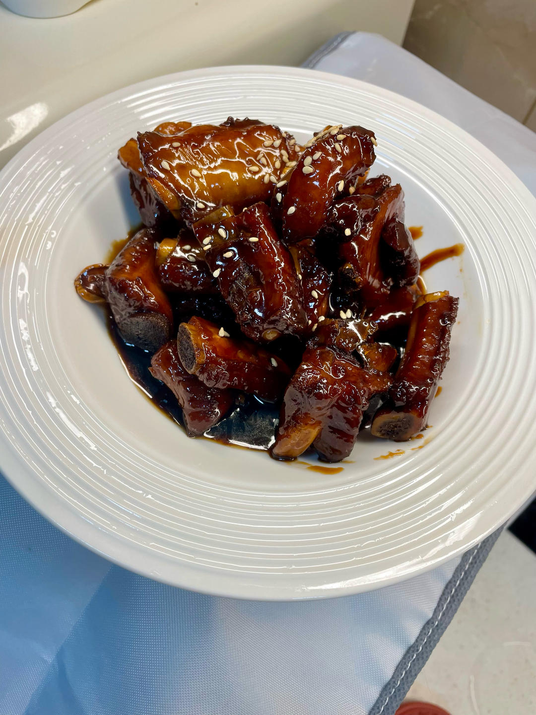 糖醋排骨（步步高升做法）（简单又好吃）