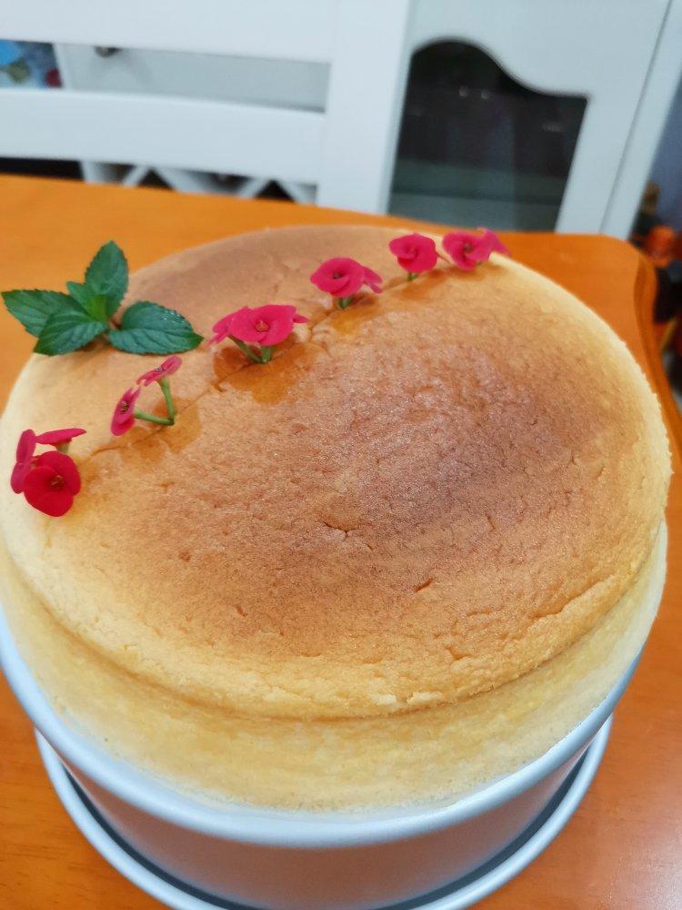 入口即化8寸轻芝士蛋糕(6寸轻乳酪蛋糕材料减半)新手也能做