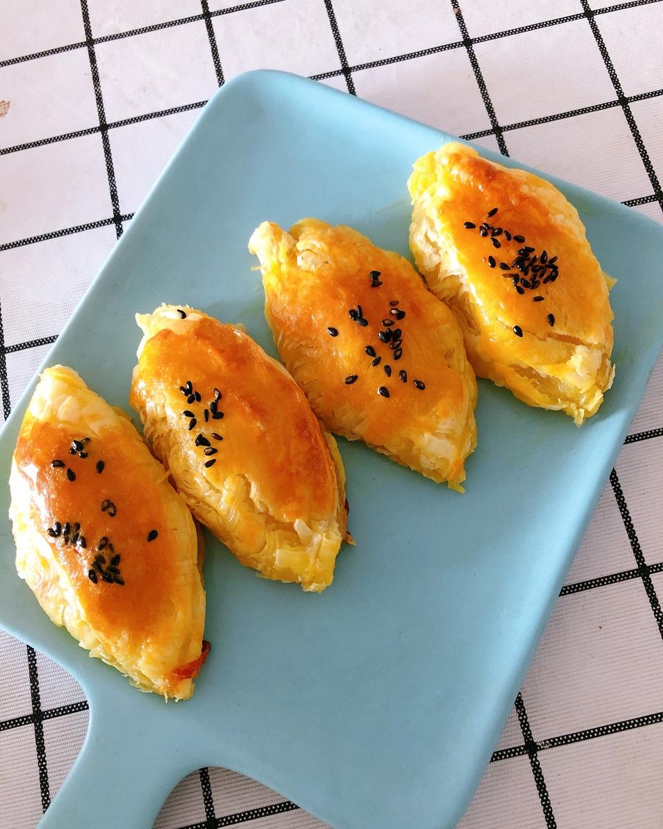 简易香蕉苹果派，香酥可口