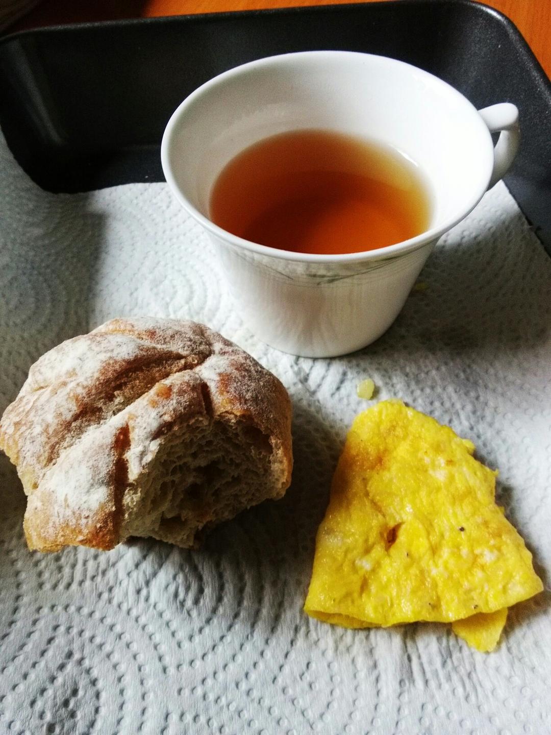 免揉基础小欧包 No knead basic bread