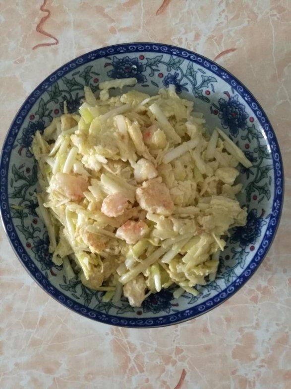 虾仁韭黄炒蛋