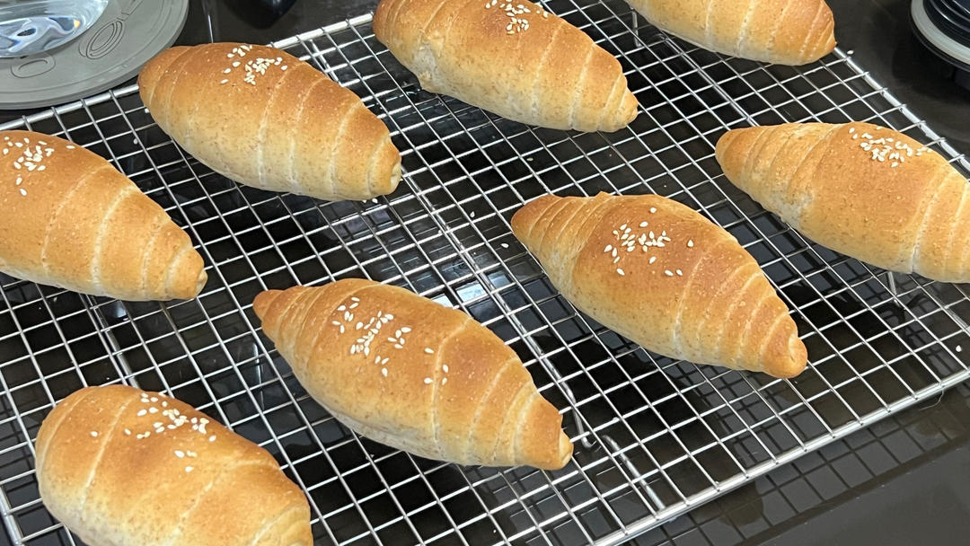 全麦盐面包卷｜日式海盐卷｜永远吃不腻