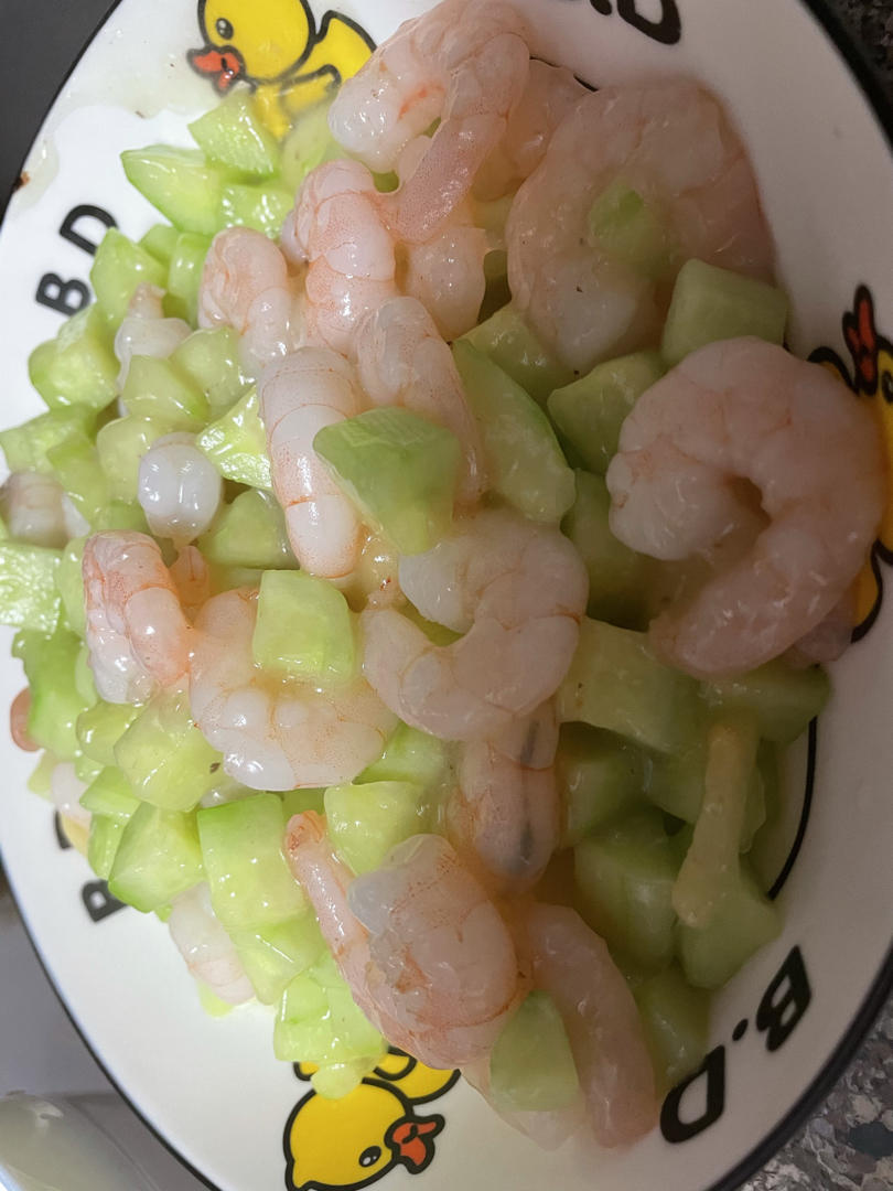 黄瓜炒虾仁
