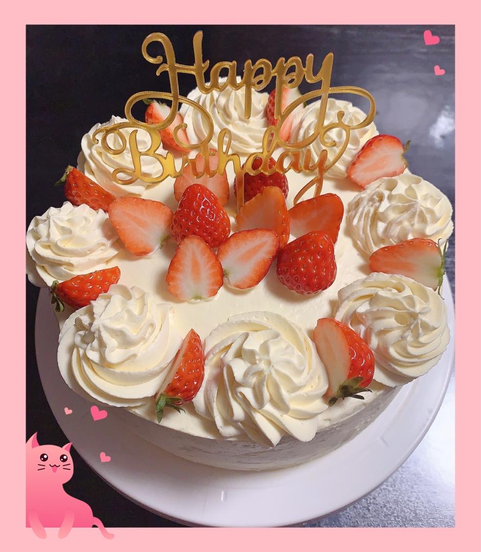 视频菜谱:6寸加高奶油水果蛋糕（适合新手）