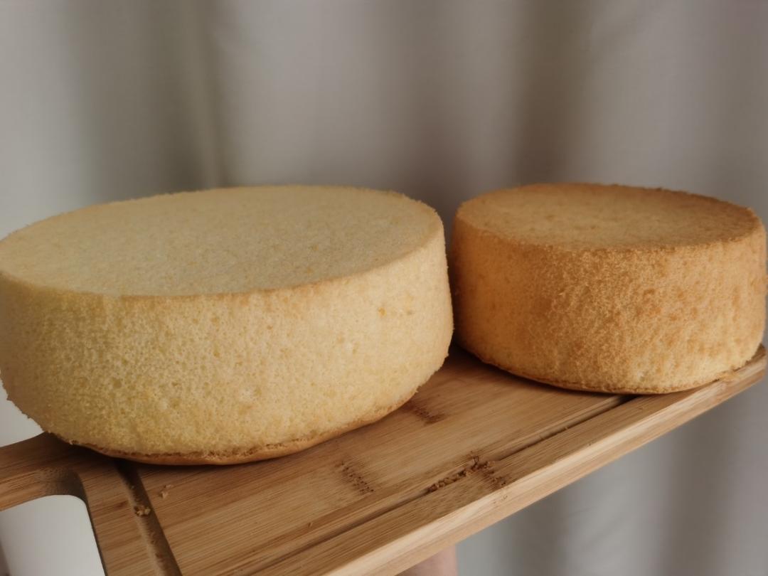 纸杯蛋糕 8寸戚风蛋糕的量