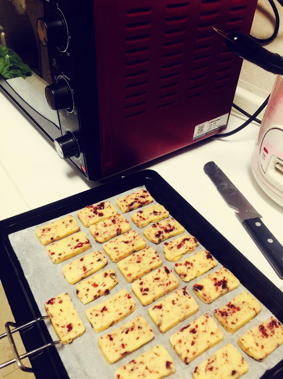低糖少油版蔓越莓饼干