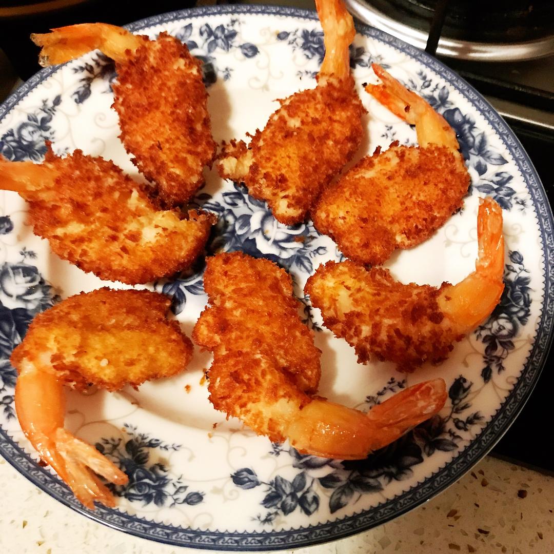 面包糠炸虾