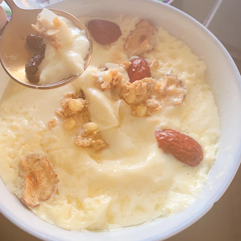 微波炉鸡蛋牛奶烤燕麦