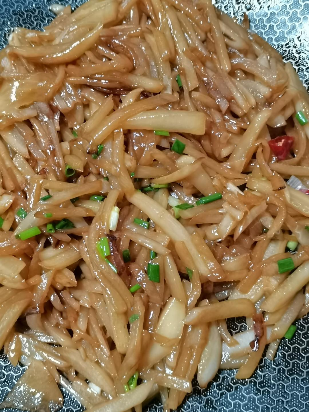 比肉还好吃的，炒白萝卜