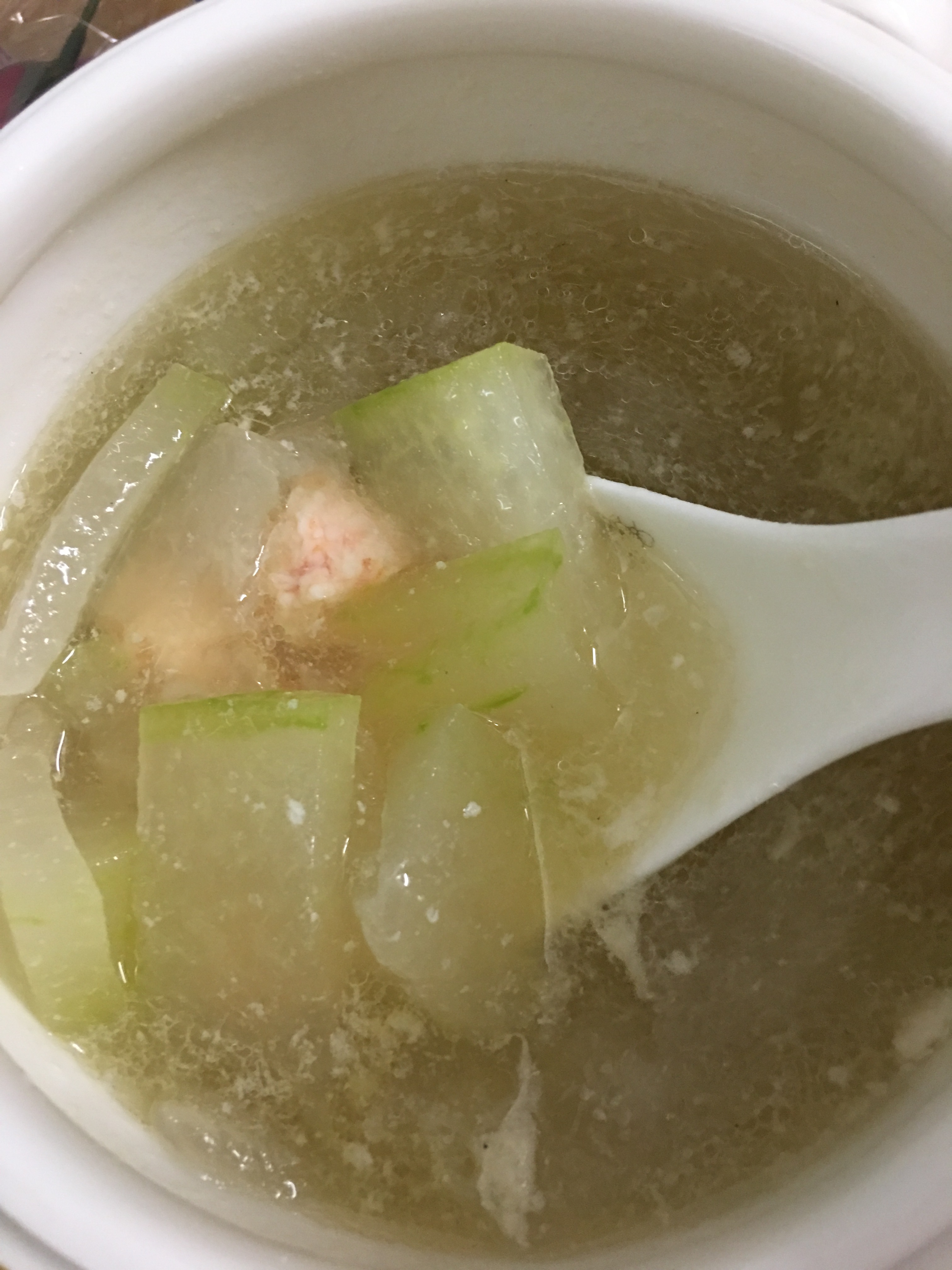 冬瓜虾滑汤的做法