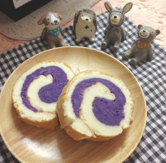 香芋紫薯蛋糕卷