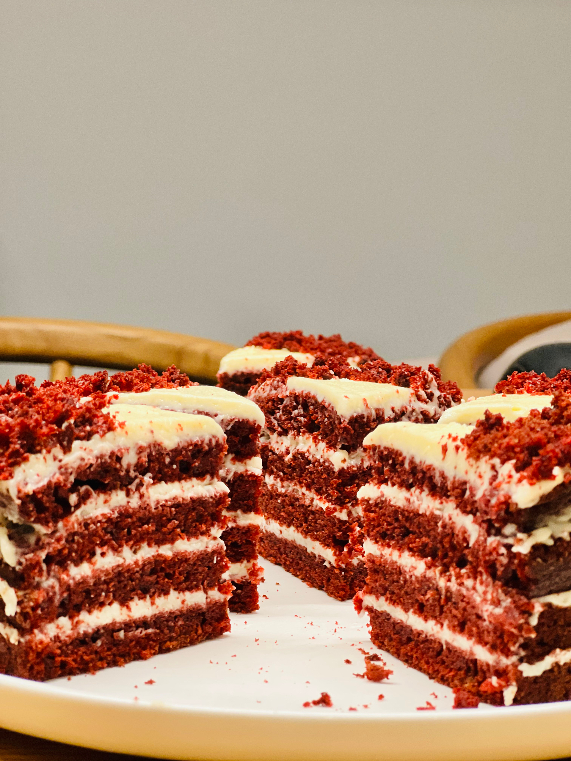 超正宗的红丝绒蛋糕