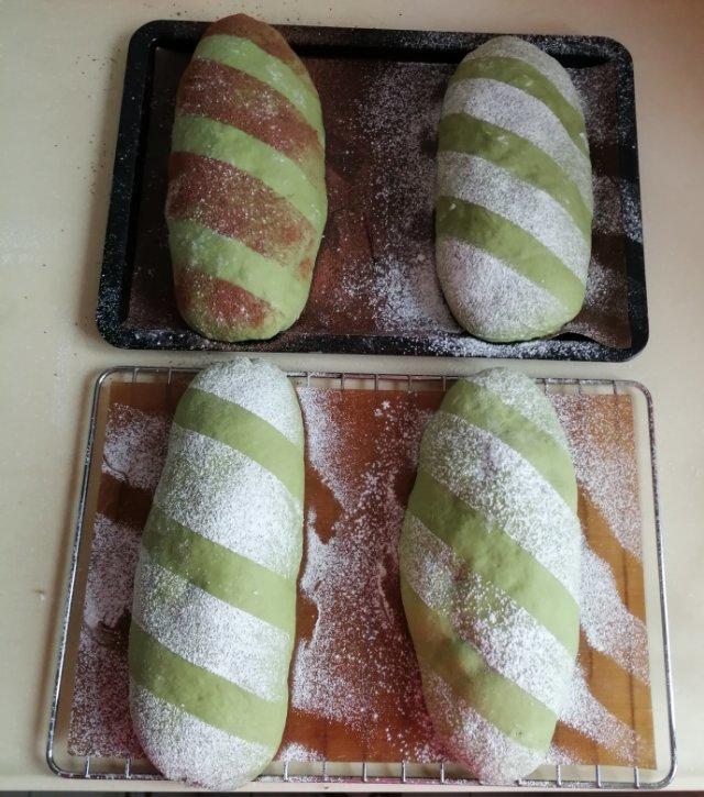 抹茶麻薯坚果软欧