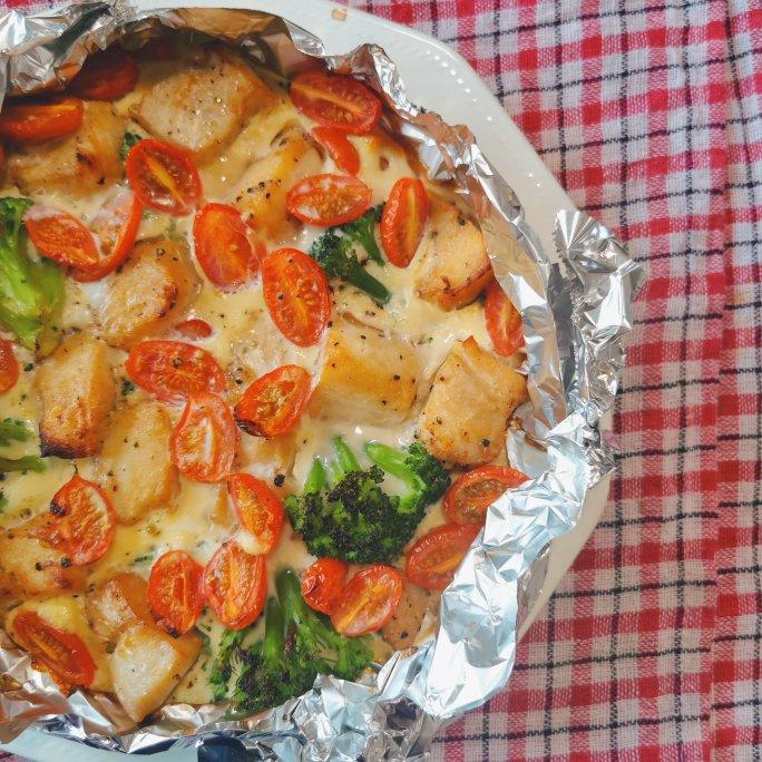 巴沙鱼烘蛋一锅端