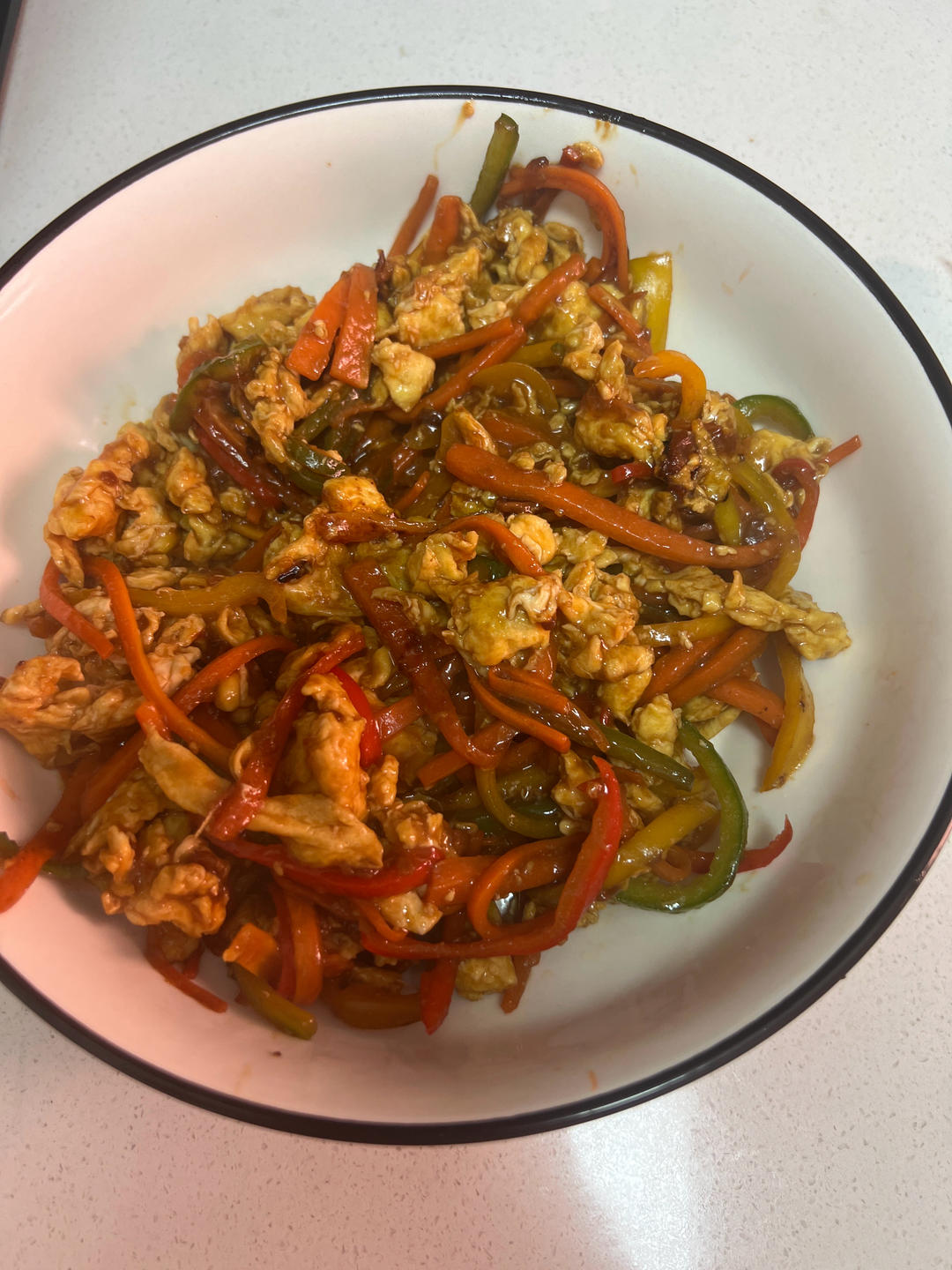 下饭菜鱼香鸡蛋