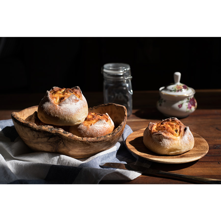 全麦芝士熔岩面包