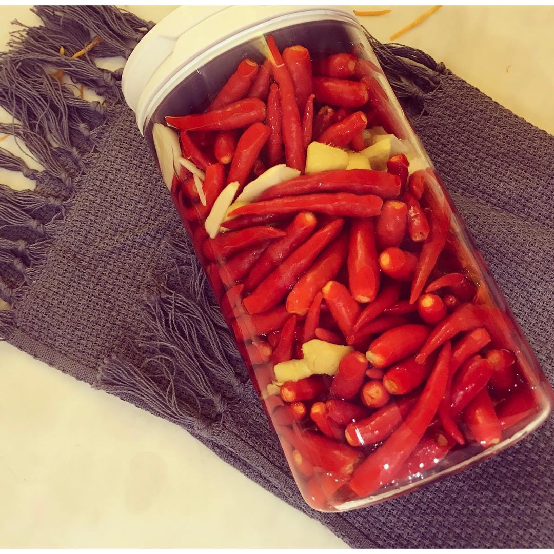 自制泡椒（腌小米椒）