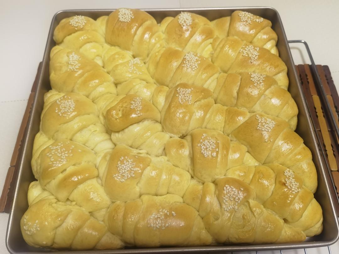 牛奶面包卷（直接法）