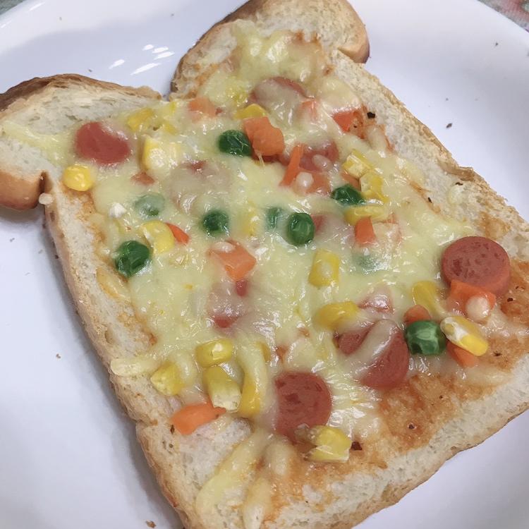 超好吃面包披萨🍕