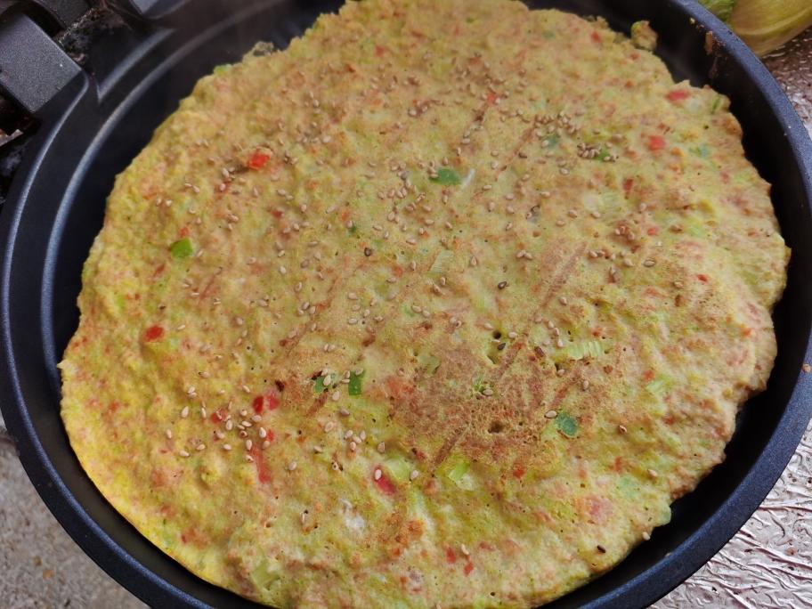 减脂餐：西兰花鸡蛋全麦早餐饼
