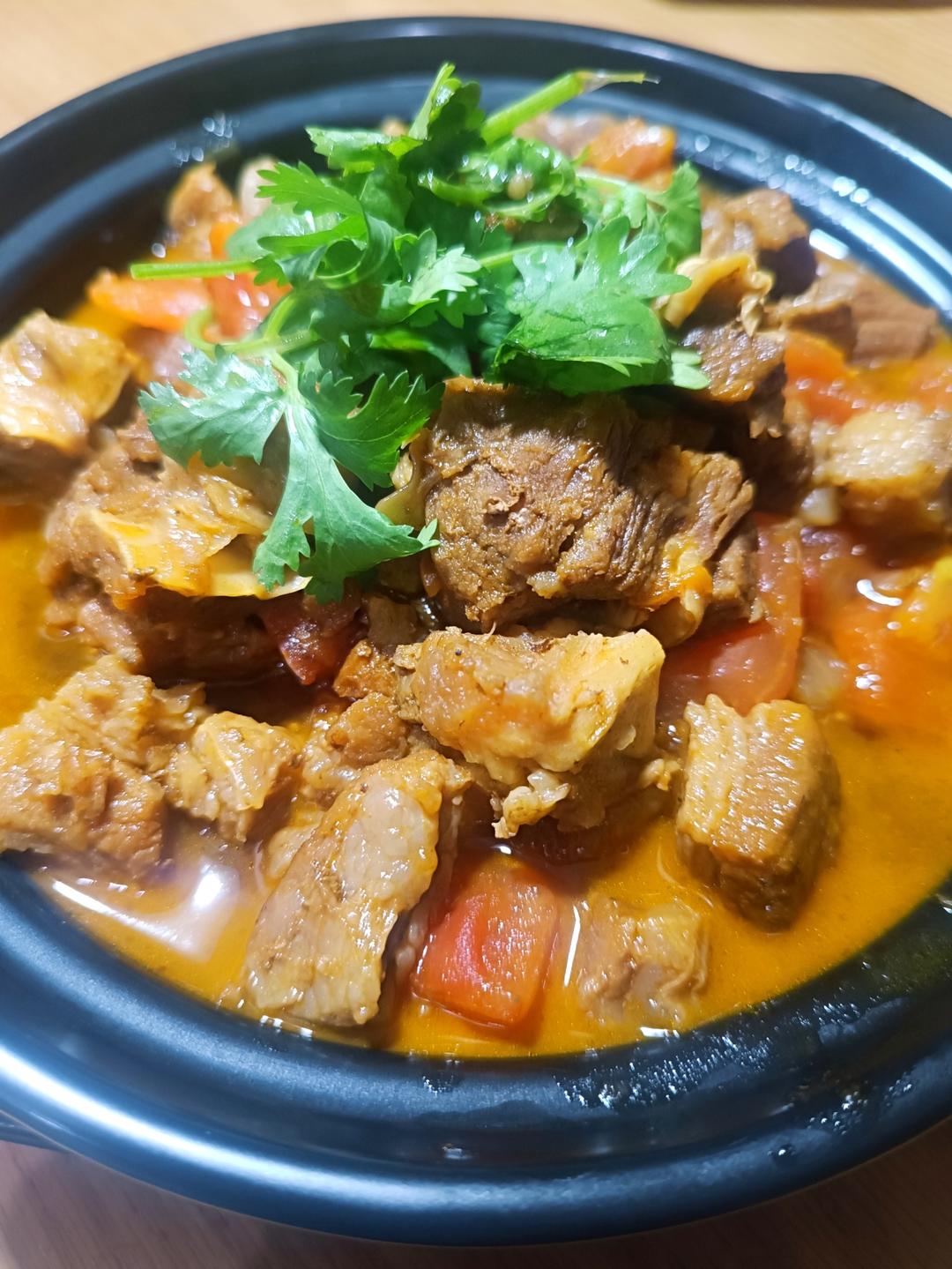 番茄炖牛腩的做法