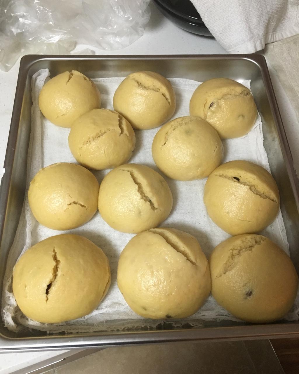 奶香玉米面馒头