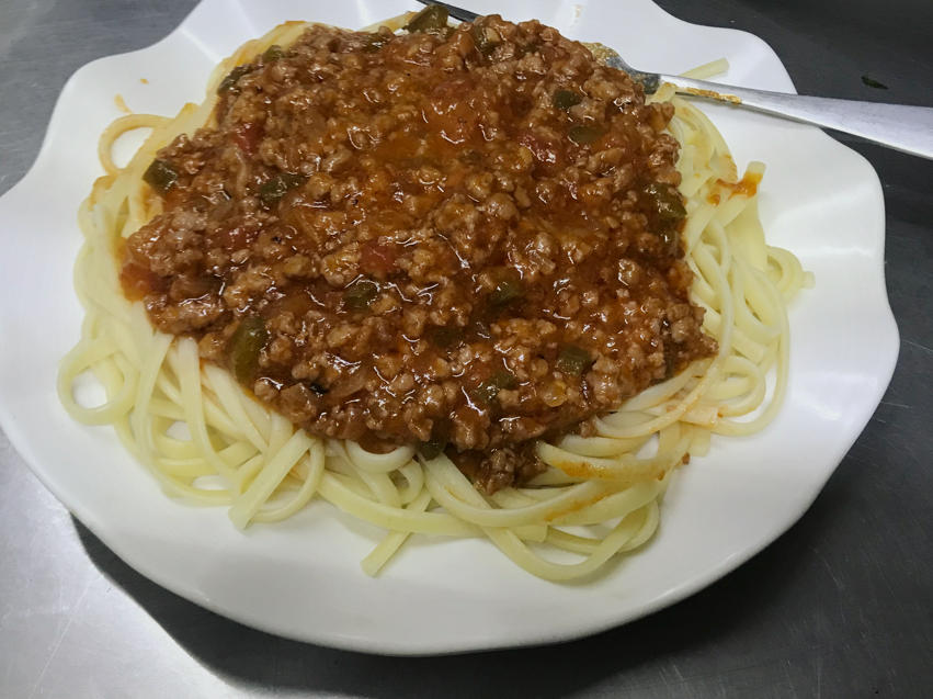 牛肉番茄沙司意大利面