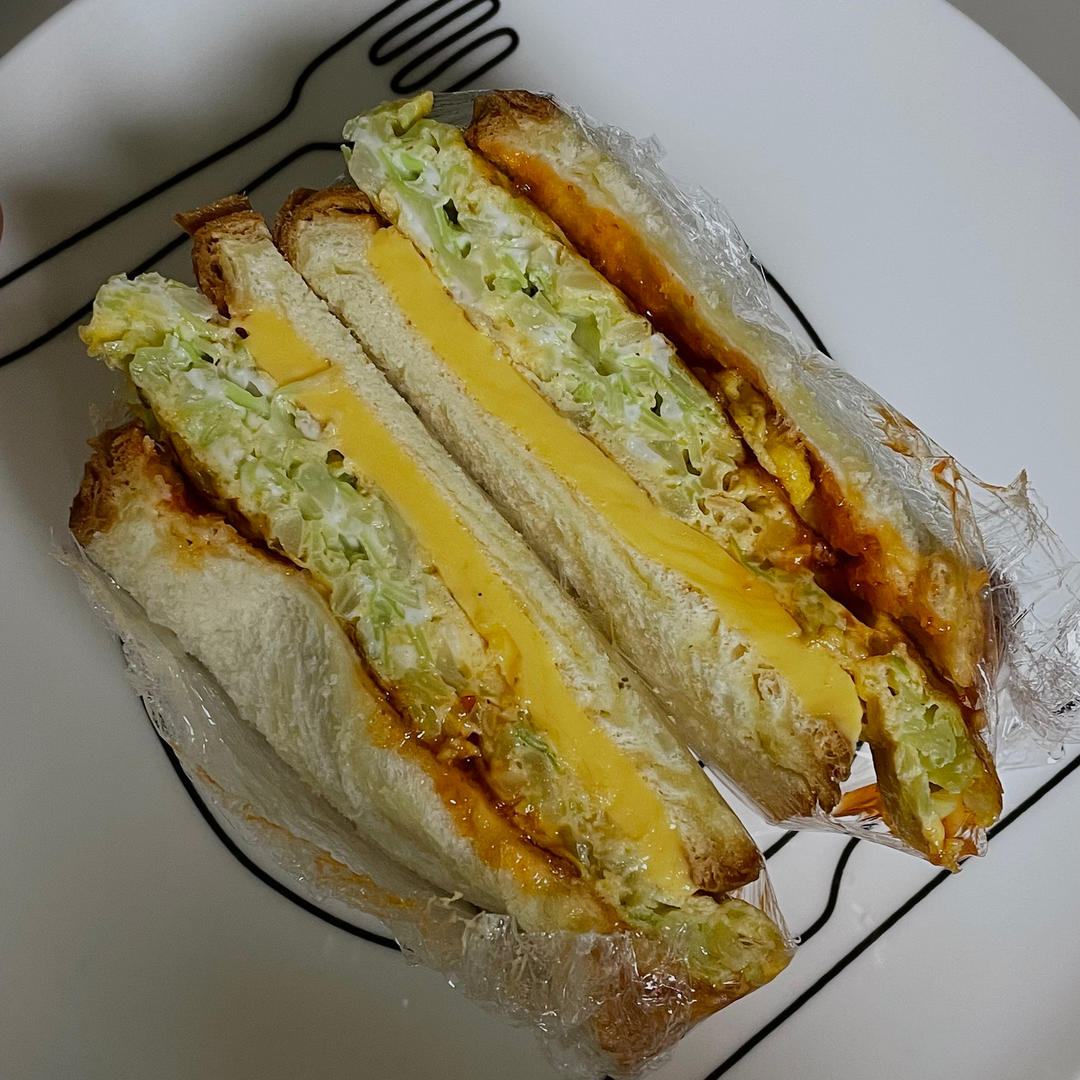 韩网视频中的几款美味吐司吃法