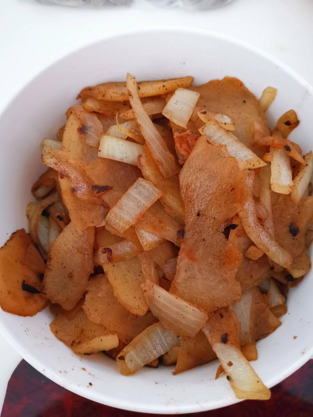 洋葱炒土豆片