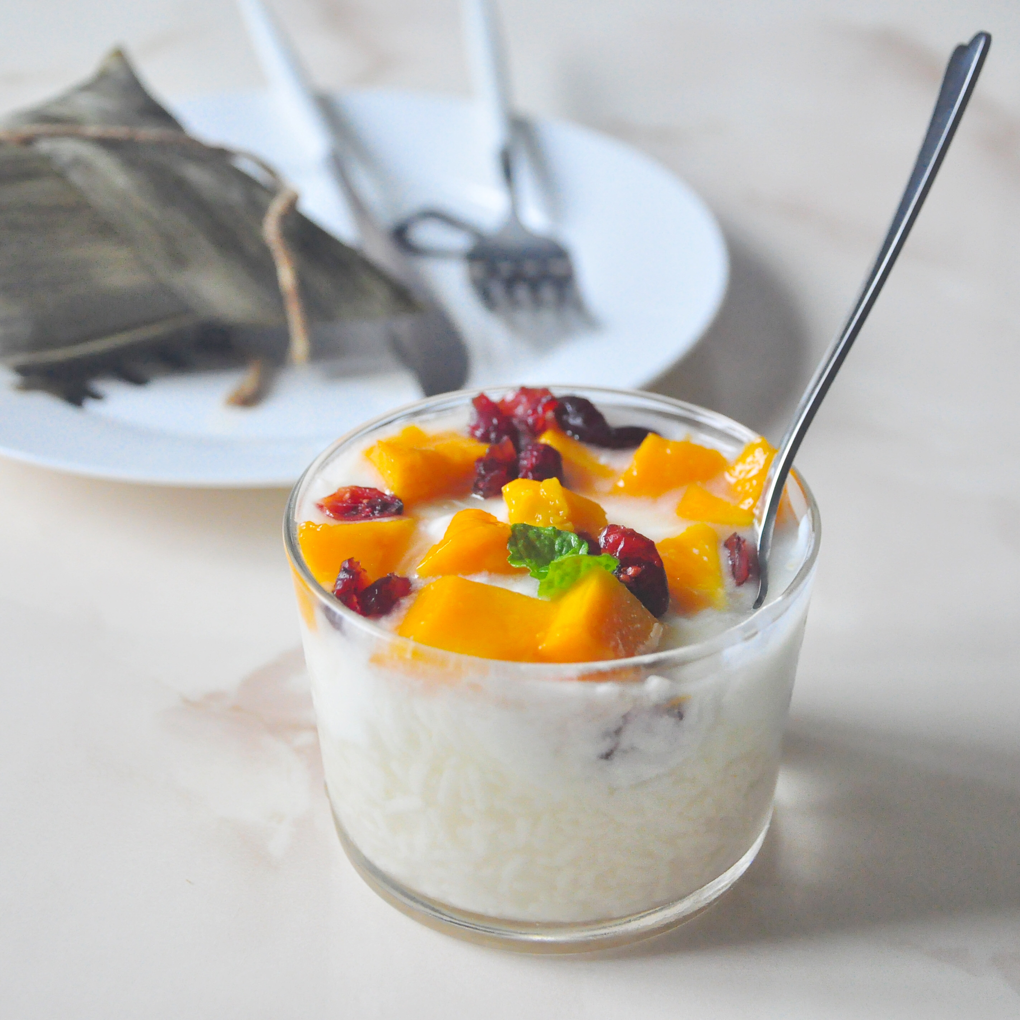 考拉echo做的酒酿酸奶parfait