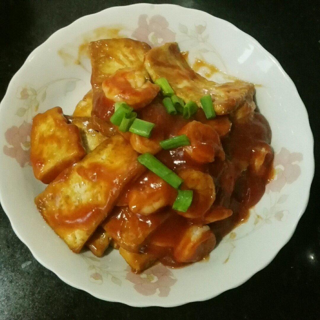 鲜虾番茄豆腐