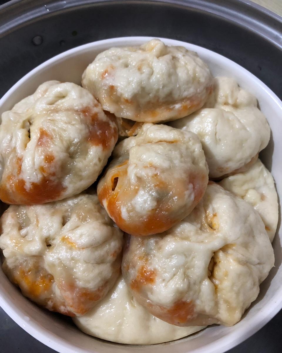 家常包子（麻辣豆腐胡萝卜）