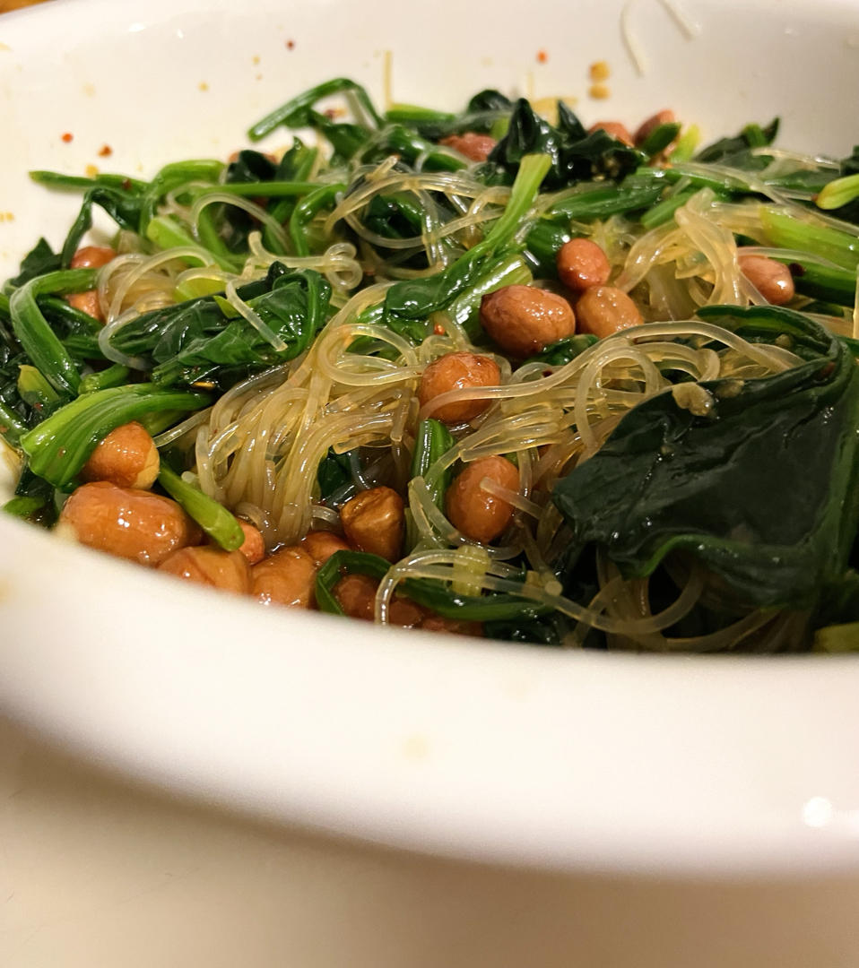 万能凉拌菜料汁（凉拌菠菜粉丝）
