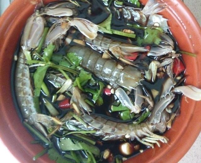 潮汕腌濑尿虾（家庭版）的做法