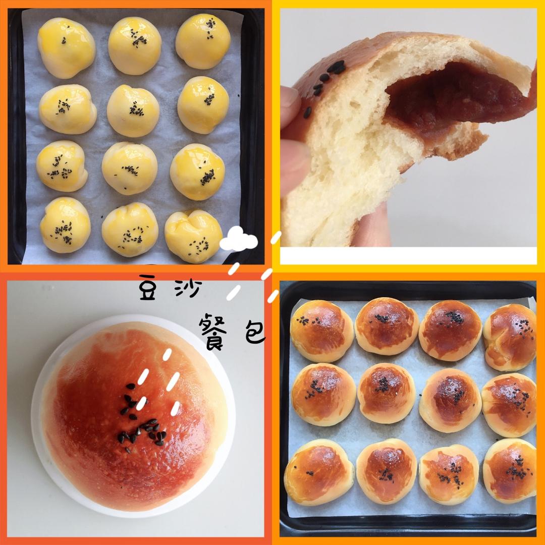 超柔豆沙面包