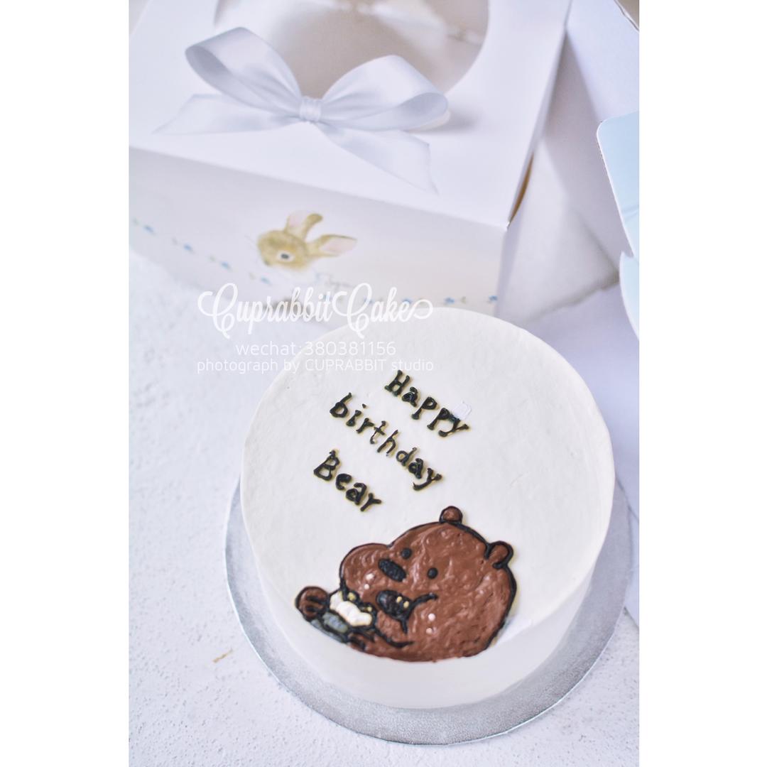 bunny酱紫的奶油淋面蛋糕