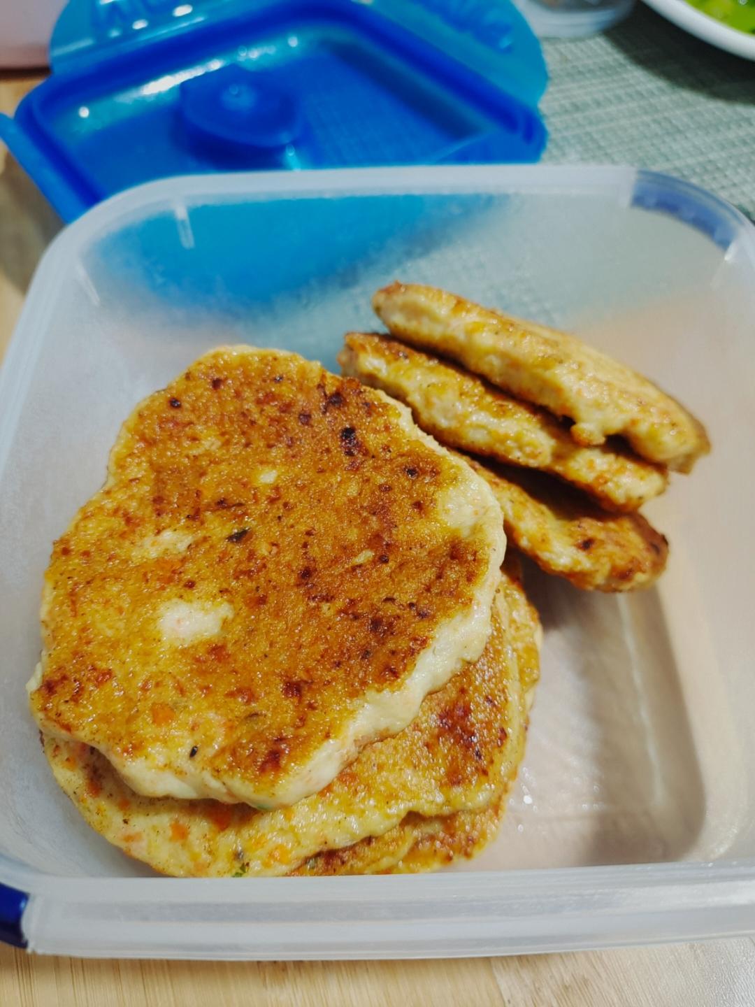 最好吃的鸡胸肉饼【美味减脂餐】