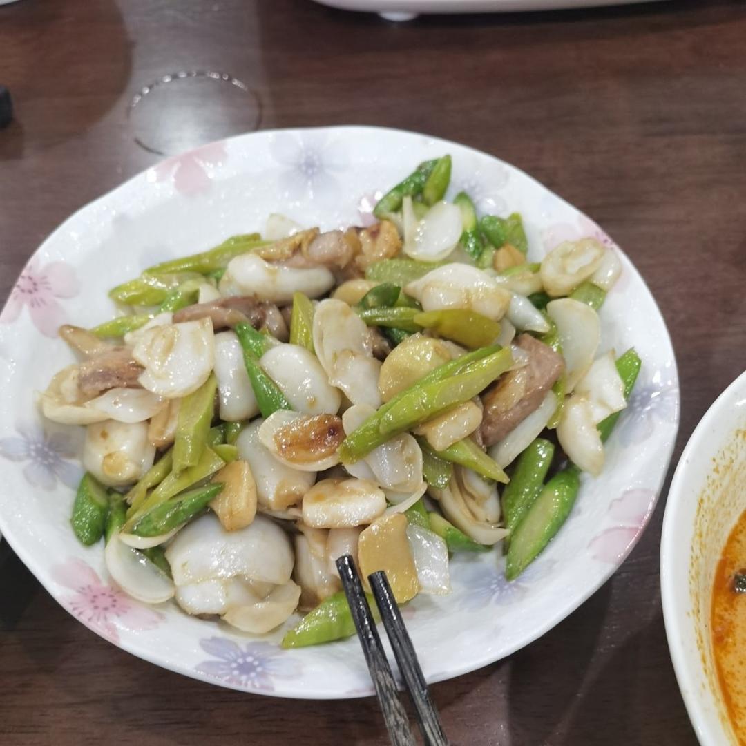 芦笋百合炒肉