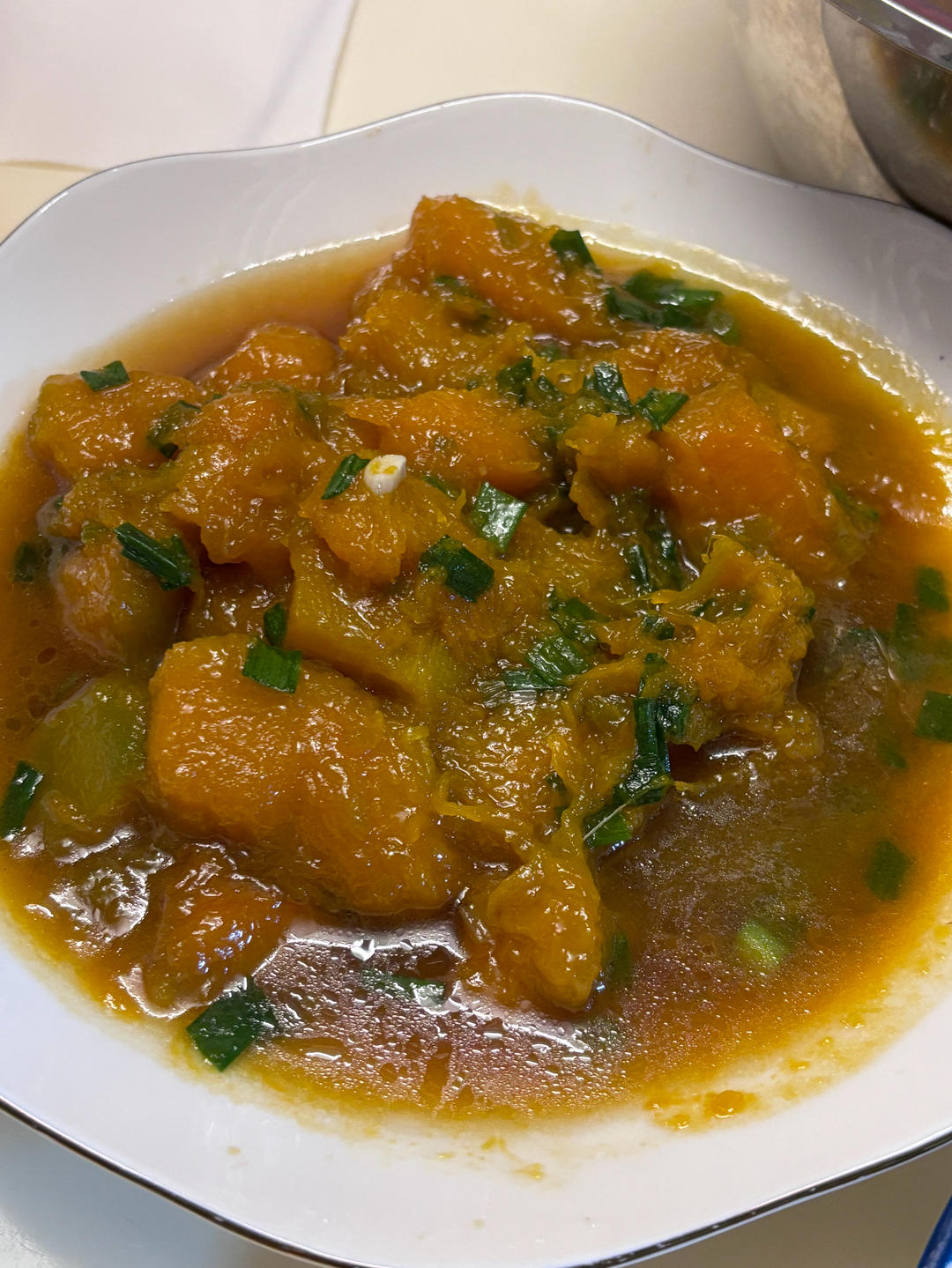 猪肉都不换的焖南瓜～吃起来糯糯甜甜咸咸的！