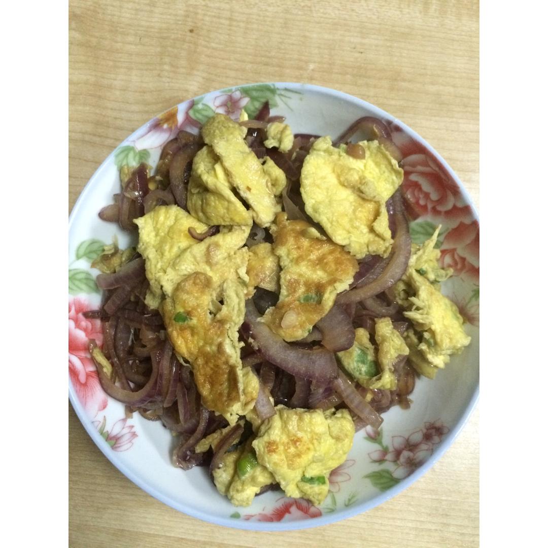 洋葱炒鸡蛋